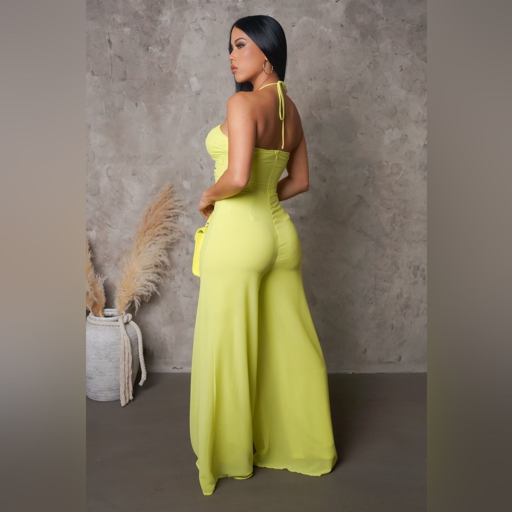 🆕Lime Jumpsuits in STOCK (S,M,L) - Picture 3 of 10